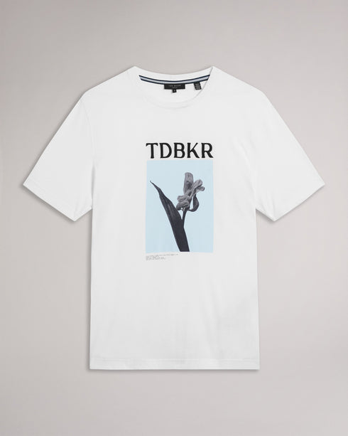 AIRIE-Tops-SS Regular Printed T-Shirt- Ted Baker Romania